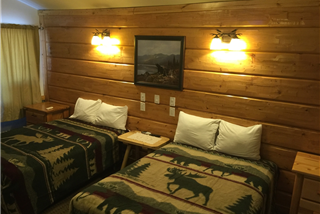 Madison Motel room 103 bear in camp